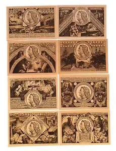 1921 Germania SCHLEIZ set completo di 50 Phennig Notgeld DISPONIBILE - Foto 1 di 2