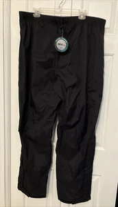 NWT Mens LL Bean Trail Model Rain Pants Black XL TEK waterproof - Picture 1 of 5
