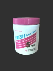 Fresh Every Time Deodorant 5 Day Antiperspirant Single Use Pads Regular Scent - Picture 1 of 4