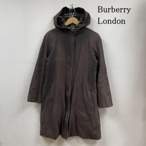 Burberry London Coat 9 European Size 38 S Nova Check Hoodie Authentic Women's - Picture 1 of 10