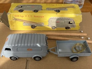 CIJ RENAULT 1000 KG VAN WITH PTT TRAILER REFC3/60/T0 - EARLY ISSUE ORIGINAL - Picture 1 of 23