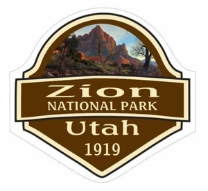 Zion Nationalpark Aufkleber Aufkleber R1465 Utah SIE WÄHLEN GRÖSSE - Bild 1 von 1
