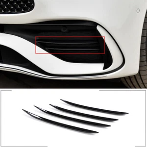 Para Mercedes-Benz Clase C 2022 tira de recorte de lámpara antiniebla delantera ABS piano negro 4 piezas - Imagen 1 de 9