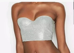 Victoria's Secret Fashion Show Dream Angels Bling Bustier Bra 34B NWOT NICE - Picture 1 of 5