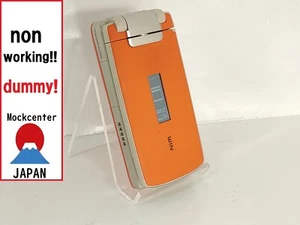 【Factice !】 Téléphone portable HITACHI W52H (couleur orange) au-japon qui ne fonctionne pas - Photo 1 sur 4