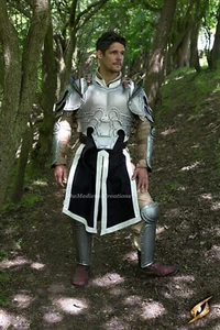 18GA SCA Half Body Plate Suit Of Armor Medieval Steel Knight Schulterstücke Anzug - Bild 1 von 3