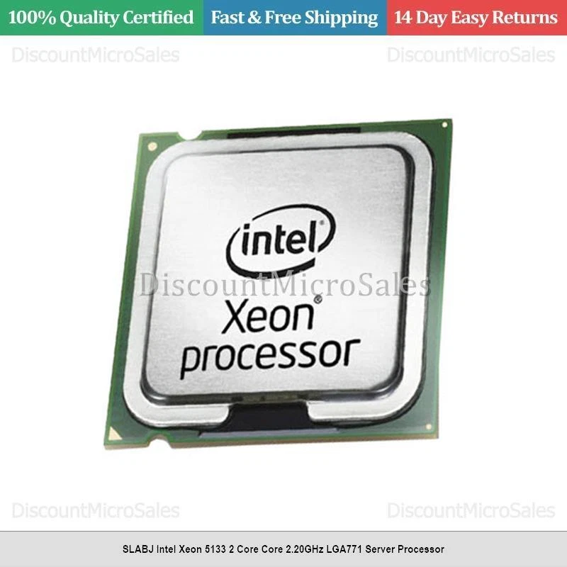 SLABJ Intel Xeon 5133 2 Core Core 2.20GHz LGA771 Server Processor - Image 1 of 1