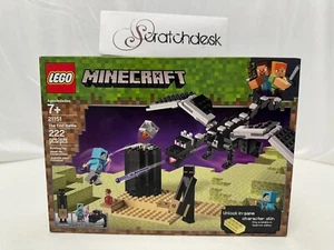 NEW Sealed - LEGO Minecraft 21151 - THE END BATTLE - Rare ENDER DRAGON ENDERMAN - Picture 1 of 9