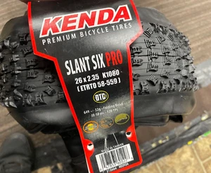 Neumático de bicicleta de montaña Kenda Slant Six Pro 26 X 2,35 cuentas plegables 120 TPI - Imagen 1 de 6
