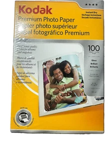 😁Kodak Premium Photo Paper 100 Sheets 4" x 6" LOW PRICE - Picture 1 of 4