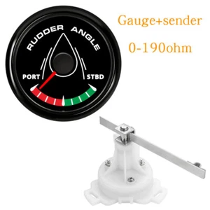 52mm Rudder Angle Gauge with Sender PORT-STBD for Boat Marine Yacht 7 Colors LED - Imagen 1 de 7
