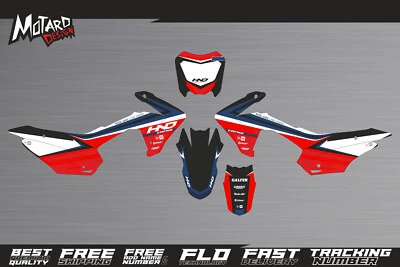 Kit de gráficos para Honda CRF 110 F 2015 2016 2017 2018 calcomanías pegatinas de Motard Foto 1 de 3