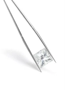 GIA Certified 0.35 Carat F Color VS1 Clarity Princess Cut Natural Loose Diamond - Picture 1 of 2