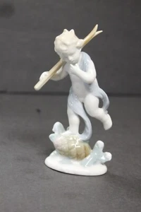 Metzler & Ortloff Germany Putti / Cherub Porzellan Figur - Bild 1 von 4