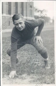 1931 Michigan Wolverines Football Player End Fred Petoskey Press Photo - Picture 1 of 2