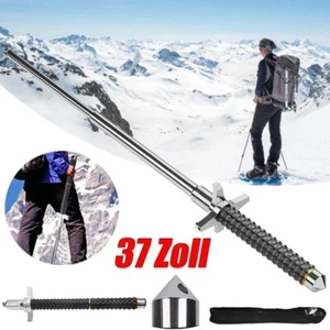 37 Zoll Teleskopstange Teleskopstöcke Telescopic Rod Einstellbar Wanderstock DE - Bild 1 von 15