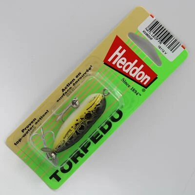Señuelo de pesca Heddon Tiny Torpedo X0360NF natural leopardo rana Topwater 1-7/8 pulgadas Foto 1 de 4