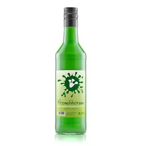 Froschkotze 0,7 l | (1x 0,7 l) Waldmeister-Sahnelikör | Spirituose | Party - Bild 1 von 1