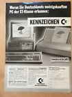 ORIG WERBUNG REKLAME  1989  COMMODORE  16-Bit- Rechner,  PC der XT -Klasse