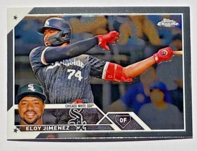 2023 Topps Chrome Baseball #34 ELOY JIMENEZ - Image 1 of 2