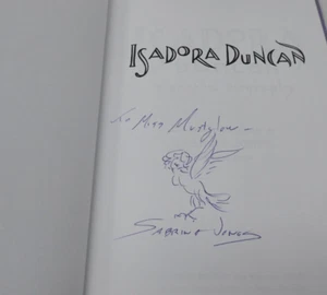 *SIGNED W/ SKETCH* Isadora Duncan: A Graphic Biography By Sabrina Jones (HC) - Picture 1 of 17