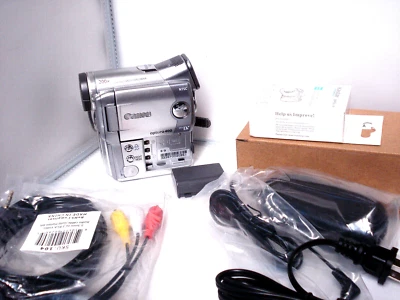 RECONDITIONED Canon Optura 400  mini dv camcorder TESTED WORKING - Image 1 of 4