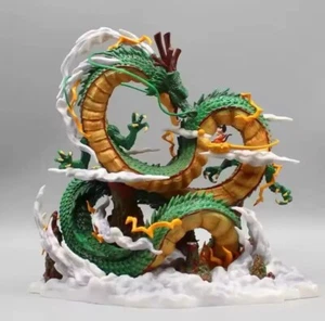 Dragon Ball Z Shenron & Son Goku Figur - 22 cm PVC Sammlerstück Statue - Bild 1 von 5