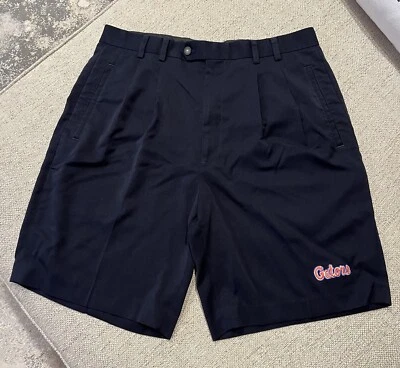 Florida Gators Mens Cutter Buck Twill Pleated Short size 34 - Navy Blue - Image 1 of 4