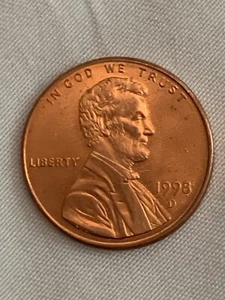 1998-D penny errors - Picture 1 of 4