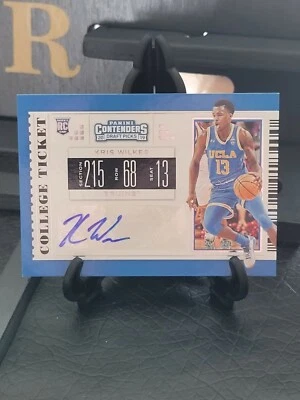 2019 Panini Contenders Draft Picks College Ticket KRIS WILKES #97 Auto RC Rookie - Image 1 of 4