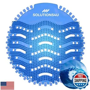 SOLUTIONS4U Urinal Screen Deodorizer (12-Pack) Anti-Splash Pads Cakes Odor Pr - Picture 1 of 5