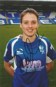 DAMAS BIRMINGHAM E INGLANDIA: FOTO RETRATO FIRMADO JADE MOORE 6x4 + certificado de autenticidad **prueba** - Imagen 1 de 2
