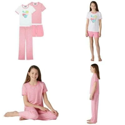 Juego de dormir de 4 piezas para niña Eddie Bauer, ROSA, XS 5/6 Foto 1 de 4