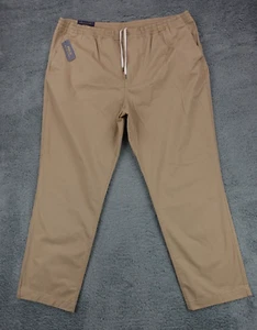 Polo Ralph Lauren Pants Mens XXXLT Beige Stretch Classic Fit Elastic Waist NEW - Picture 1 of 21