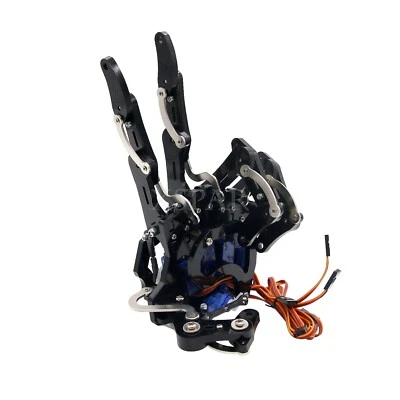 Mechanical Claw Clamper Gripper Arm Left Hand Five Fingers w/Servos for Robot - Image 1 of 4
