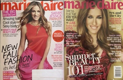 MARIE CLAIRE MAGAZINE - SARAH JESSICA PARKER  - Bundle Of 2 - Image 1 of 2
