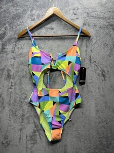 NO BOUNDARIES SWIM ONE-PIECE BATHING SUIT WOMENS SIZE MEDIUM - Picture 1 of 3