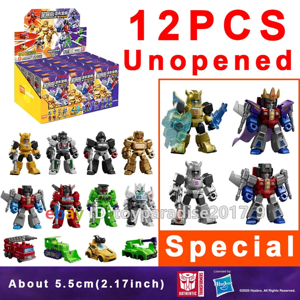Blokees Transformers G1 Action Figure Blocks Model Kit Blind Box Set Authentic - Image 1 of 4