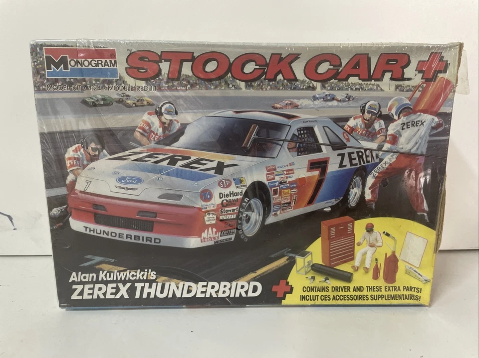 Monogram Zerex Thunderbird Alan Kulwicki's Model Kit 2908 Stock Car 1990