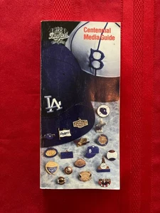 1990 MLB Los Angeles Dodgers media guide / 100th anniversary / Gibson / Murray - Picture 1 of 1