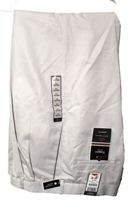 Pantaloni kaki Haggar W2W 34 x 34 vestibilità classica vita comoda senza ferro cotone - Foto 1 di 3