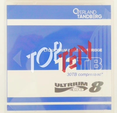 Overland Tandberg 434175 LTO-8 Datenkassette 12TB 30TB Tape Data Cartridge - Bild 1 von 3