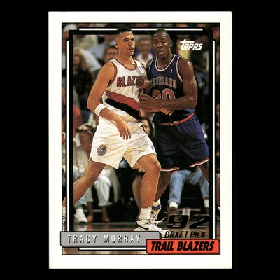 Tracy Murray Rookie #279 1992-93 Topps Portland Trail Blazers Basketball Card - Image 1 of 3