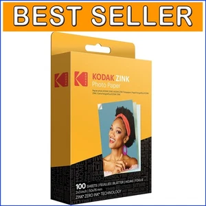 Premium 2x3 Photo Paper, 100 Sheets - Water & Tear Resistant, No Ink Needed - Picture 1 of 8