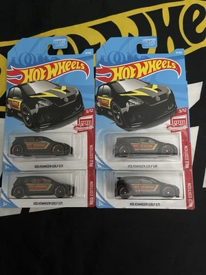 Volkswagen Golf GTI 2017 Hot Wheels edición roja #3/12 lote de 4 Foto 1 de 4