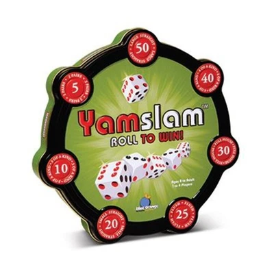 Blue Orange Dice Game Yamslam (Green & Black Case) Box VG+/NM - Image 1 of 2