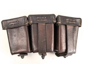 1.Weltkrieg , Patronentasche für Berittene. Defektes Stück, datiert 1917 - Picture 1 of 12