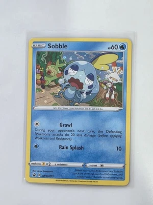 Pokemon Sobble SWSH073 Holo SWSH Sword Shield Black Star Promo Card 2020 TCG ENG - Image 1 of 2