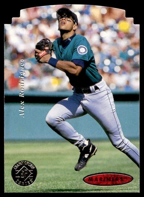 1995 SP Championship #184 Alex Rodriguez Seattle Mariners Die Cut - Image 1 of 2