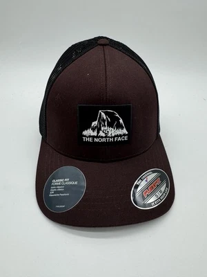 Chapéu caminhoneiro The North Face Truckee marrom carvão tamanho P/M equipado novo com etiquetas - Imagem 1 de 4